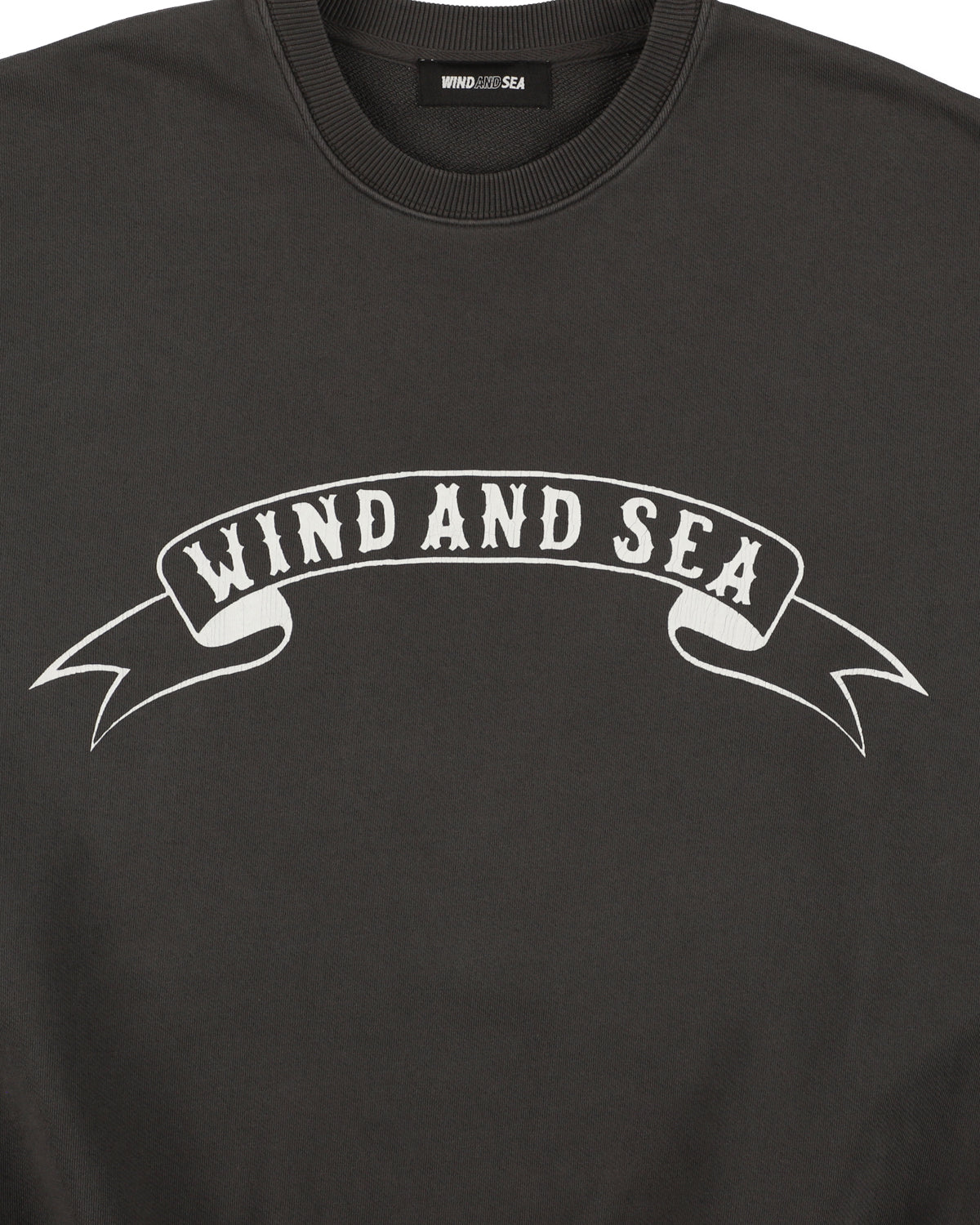 RIBON LOGO CREWNECK SWEATSHIRTS