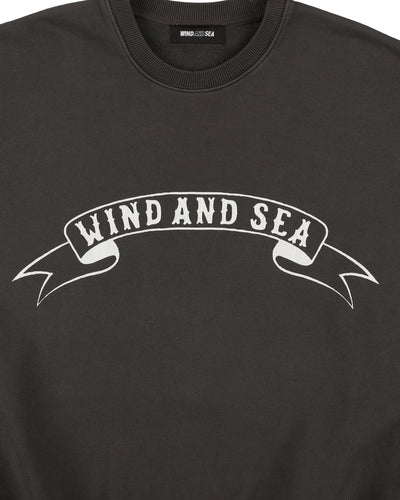 RIBON LOGO CREWNECK SWEATSHIRTS