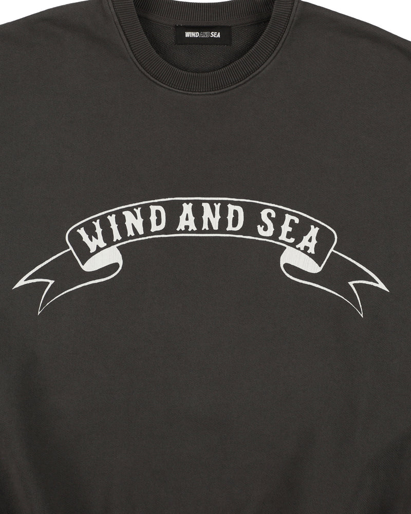 RIBON LOGO CREWNECK SWEATSHIRTS