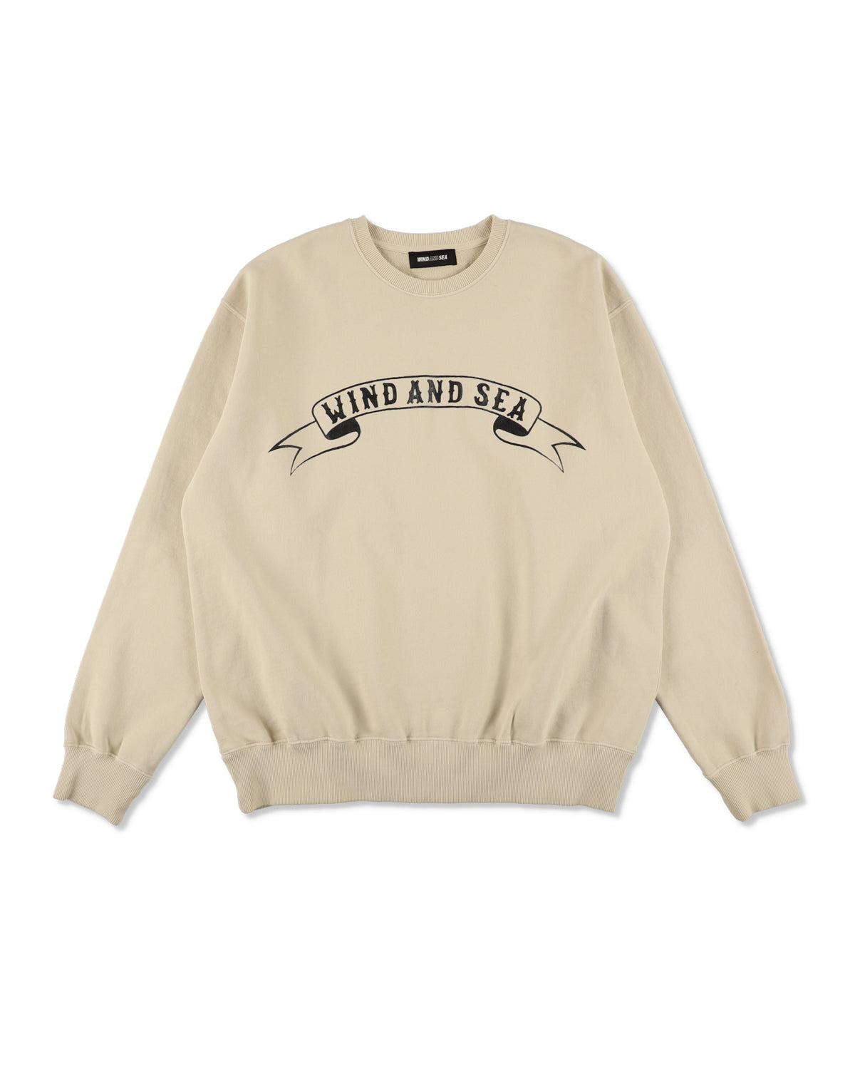 RIBON LOGO CREWNECK SWEATSHIRTS