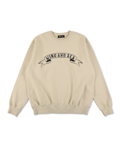 RIBON LOGO CREWNECK SWEATSHIRTS