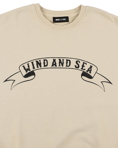 RIBON LOGO CREWNECK SWEATSHIRTS