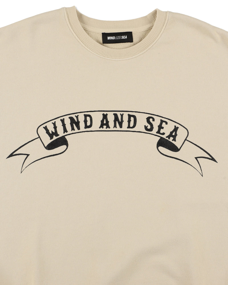 RIBON LOGO CREWNECK SWEATSHIRTS