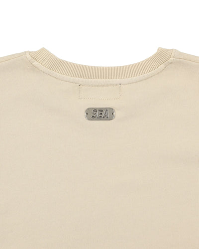 RIBON LOGO CREWNECK SWEATSHIRTS