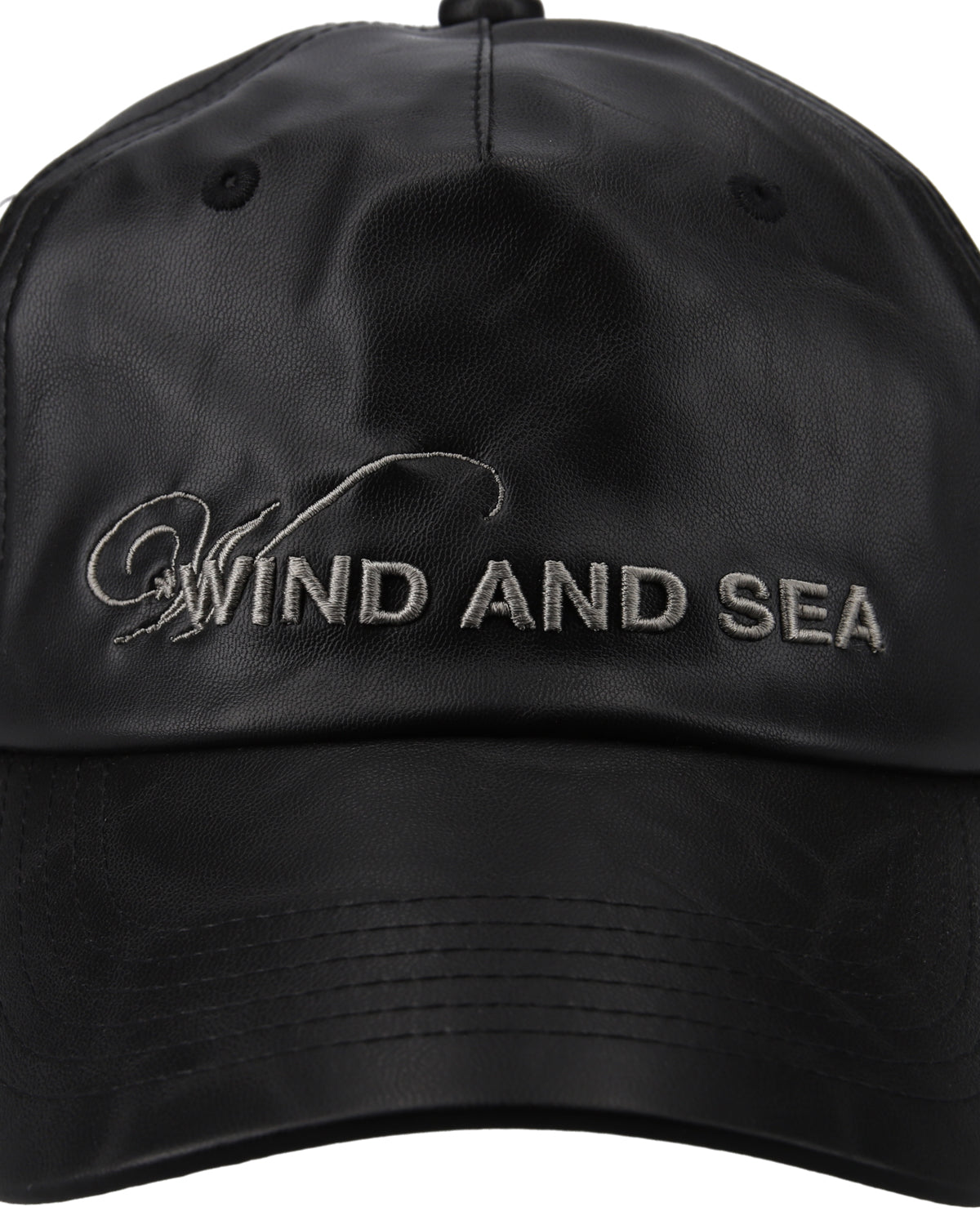 SYNTETIC LEATHER LOGO CAP – WIND AND SEA