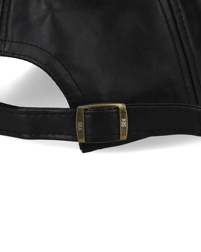 SYNTETIC LEATHER LOGO CAP