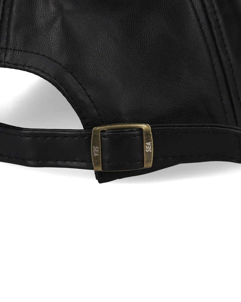 SYNTETIC LEATHER LOGO CAP