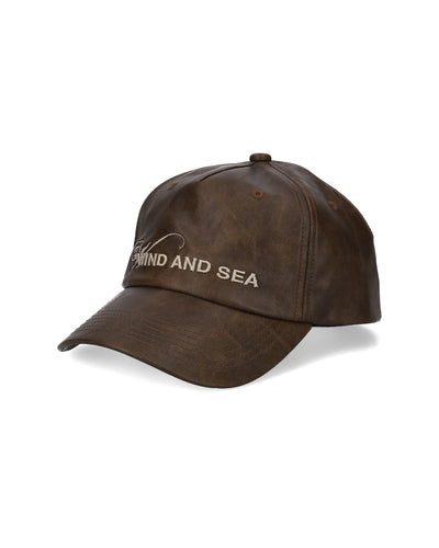 SYNTETIC LEATHER LOGO CAP