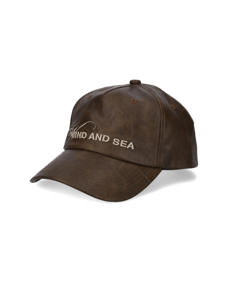 SYNTETIC LEATHER LOGO CAP