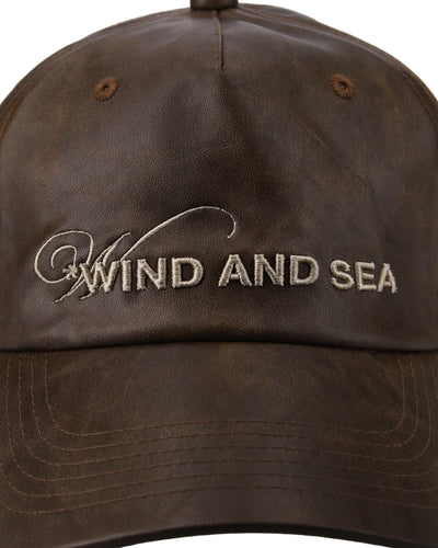 SYNTETIC LEATHER LOGO CAP