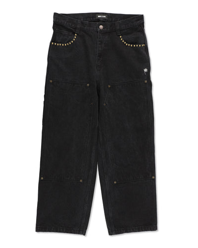 STUDS DOUBLE KNEE PANTS