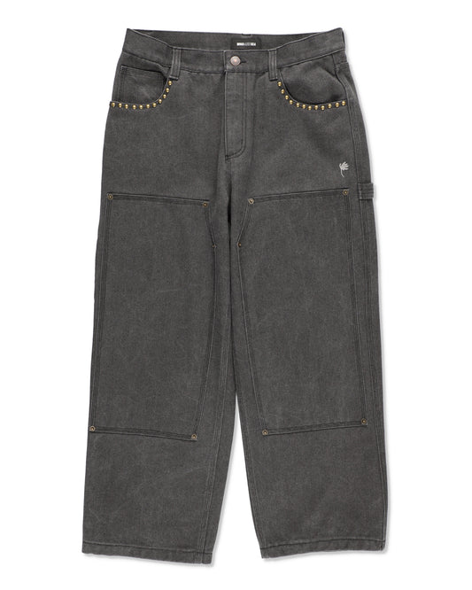 STUDS DOUBLE KNEE PANTS