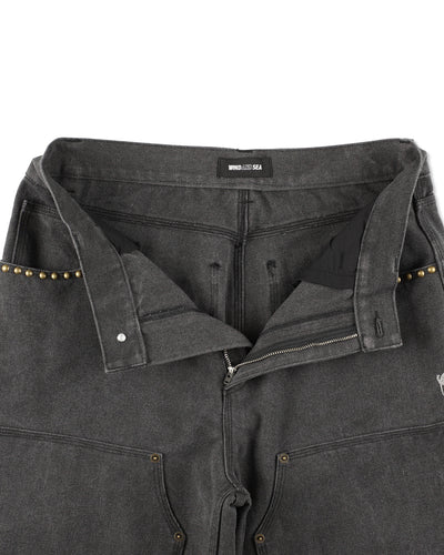 STUDS DOUBLE KNEE PANTS