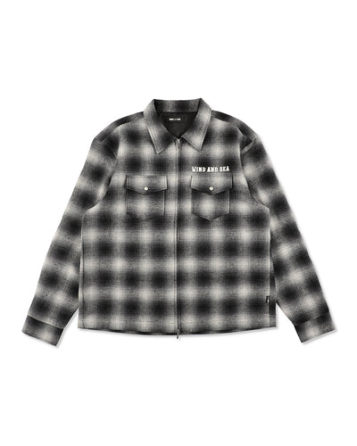 ZIP FLANNEL SHIRTS