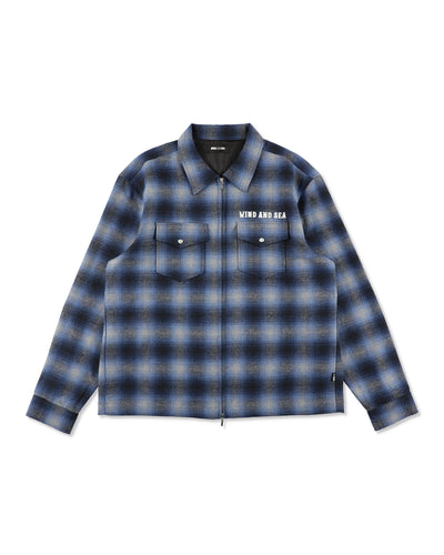 ZIP FLANNEL SHIRTS