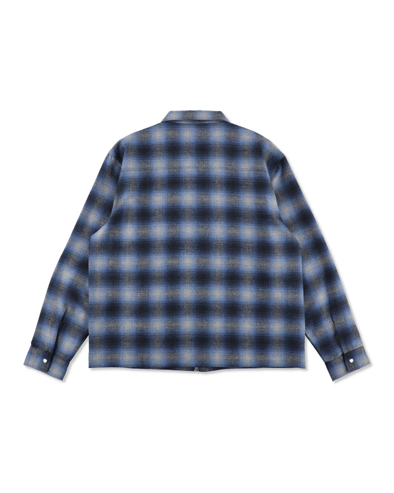 ZIP FLANNEL SHIRTS