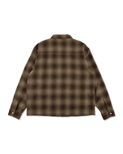ZIP FLANNEL SHIRTS