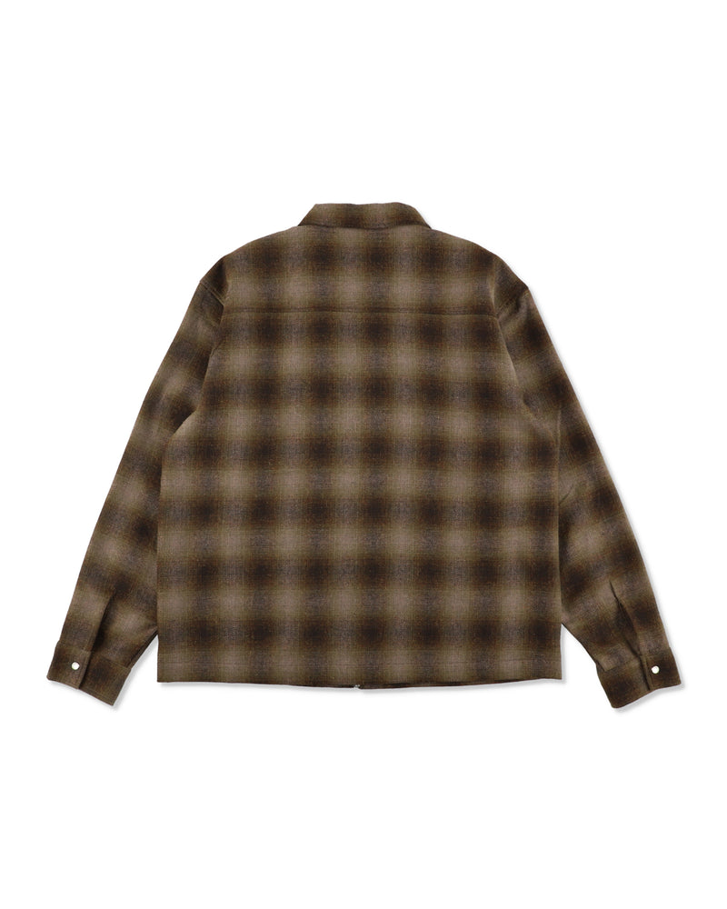 ZIP FLANNEL SHIRTS