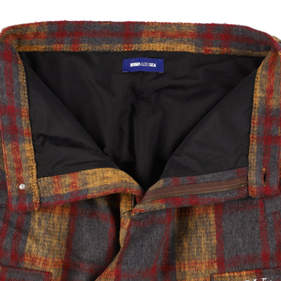 SHAGGY PLAID CARGO PT