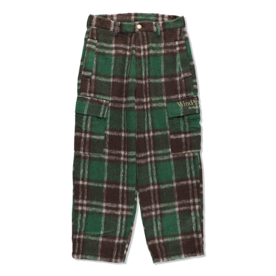 SHAGGY PLAID CARGO PT