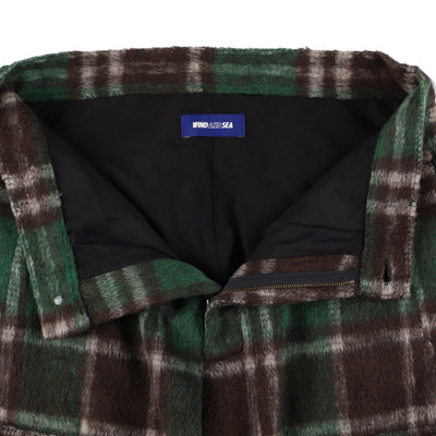 SHAGGY PLAID CARGO PT