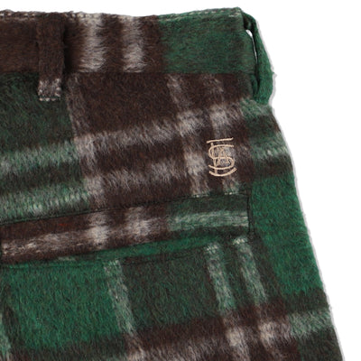 SHAGGY PLAID CARGO PT