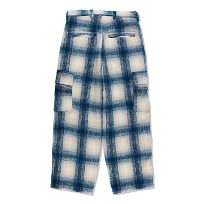 SHAGGY PLAID CARGO PT