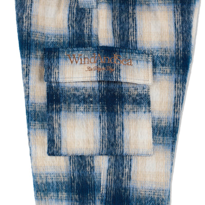 SHAGGY PLAID CARGO PT
