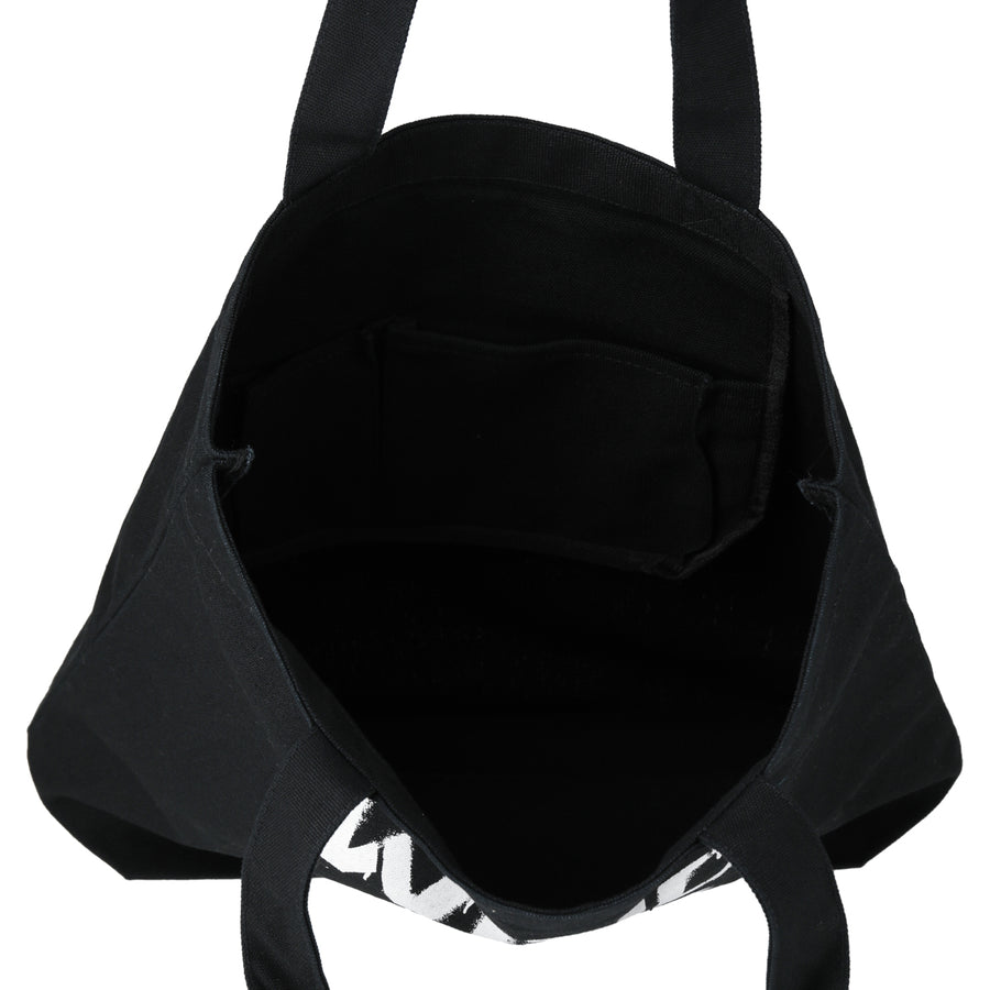 SPRAY LOGO BAG / BLACK