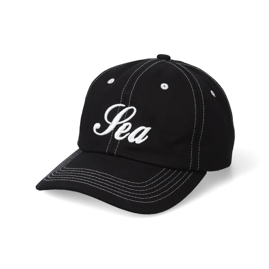 STITCH LOGO CAP / BLACK