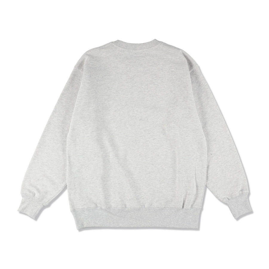 GLITCH LOGO CREWNECK SWEATSHIRT / GRAY