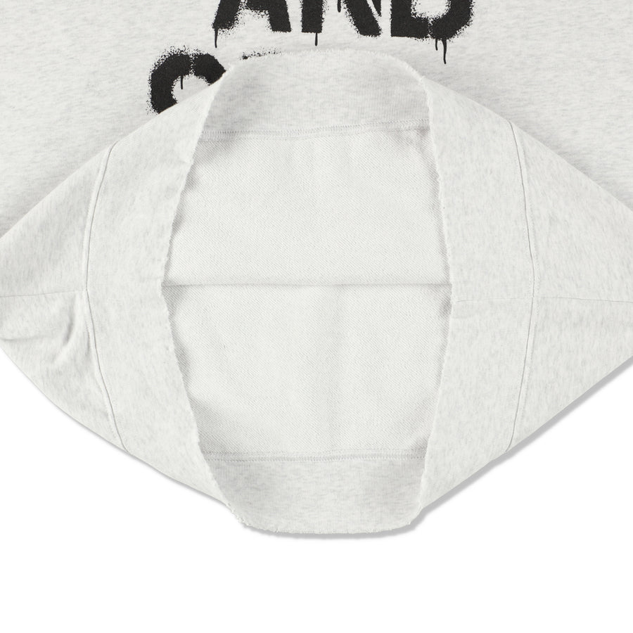 SPRAY LOGO CREWNECK SWEATSHIRT / GRAY