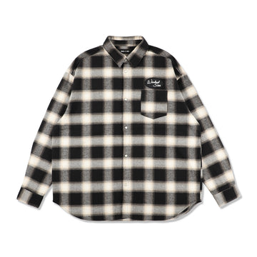 PLAID SHIRT / BLACK