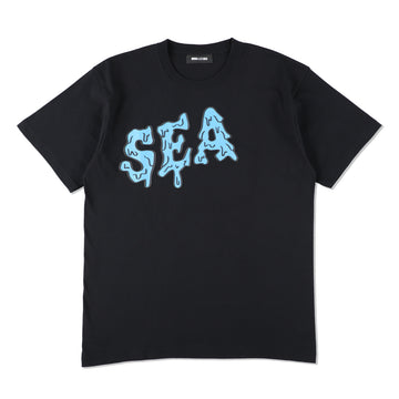 MELTY SEA S/S TEE / BLACK