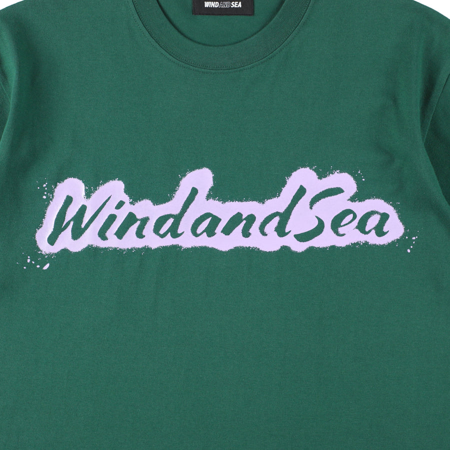 SPRAY LOGO S/S TEE / GREEN