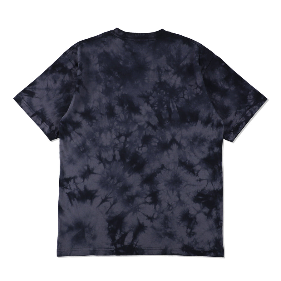 TIE-DYE SPRAY LOGO S/S TEE / BLACK