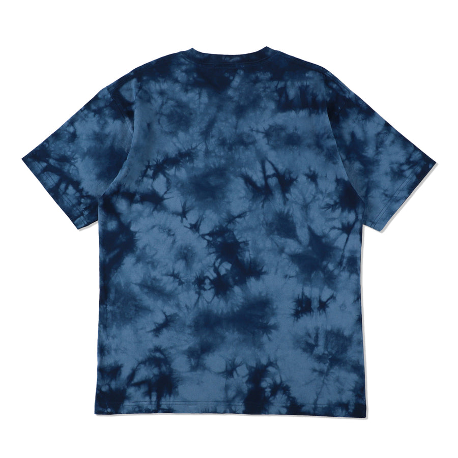 TIE-DYE SPRAY LOGO S/S TEE / NAVY