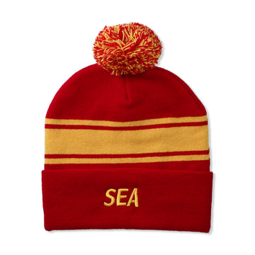 SEA KNIT CAP / RED