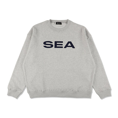 Satin Patch Crewneck Sweatshirt