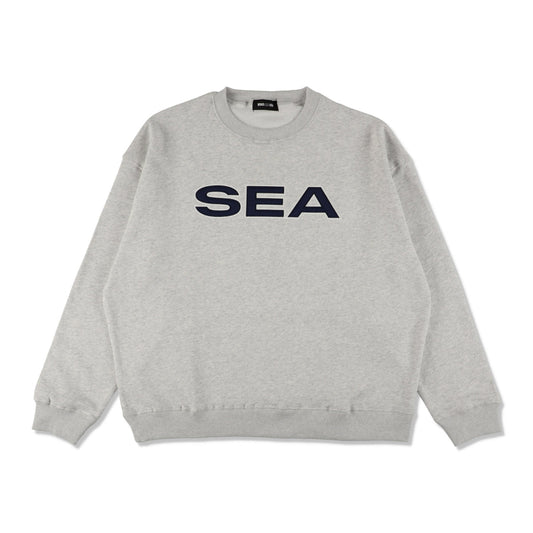 Satin Patch Crewneck Sweatshirt