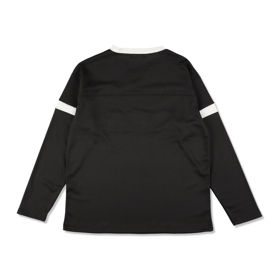 Satin Patch Game Shirt / BLACK