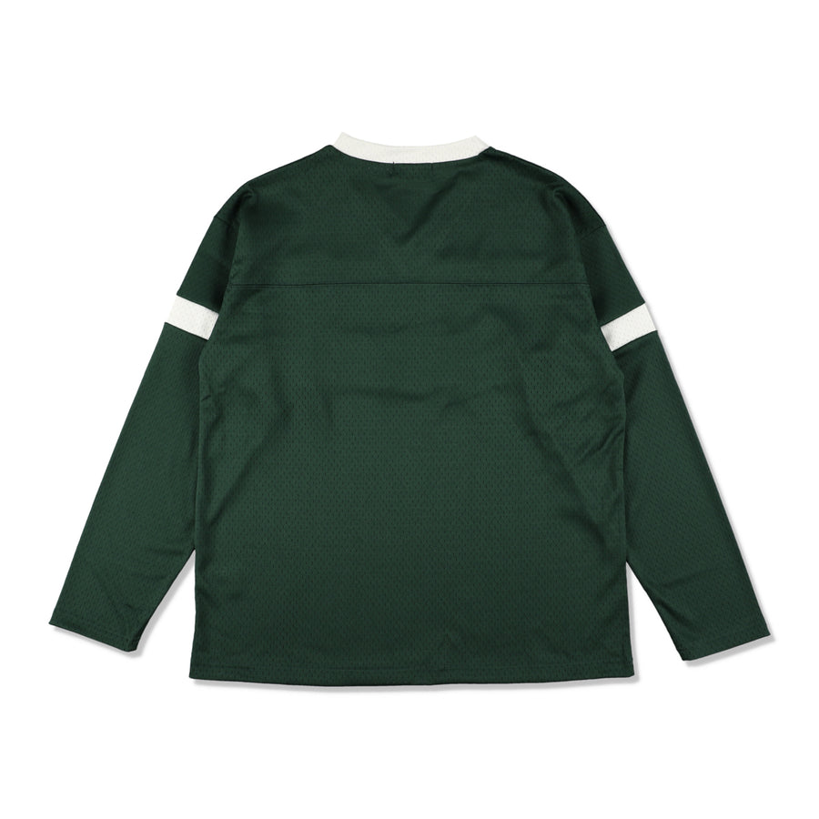 Satin Patch Game Shirt / GREEN