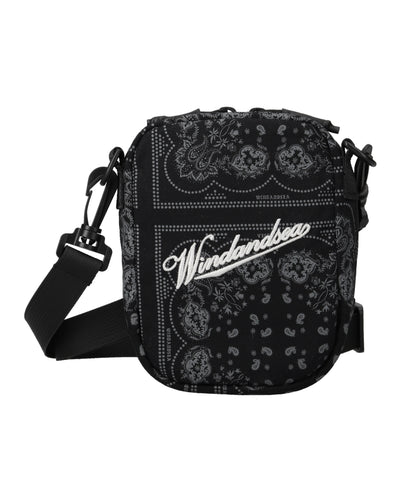BLACK BANDANA MINI BAG