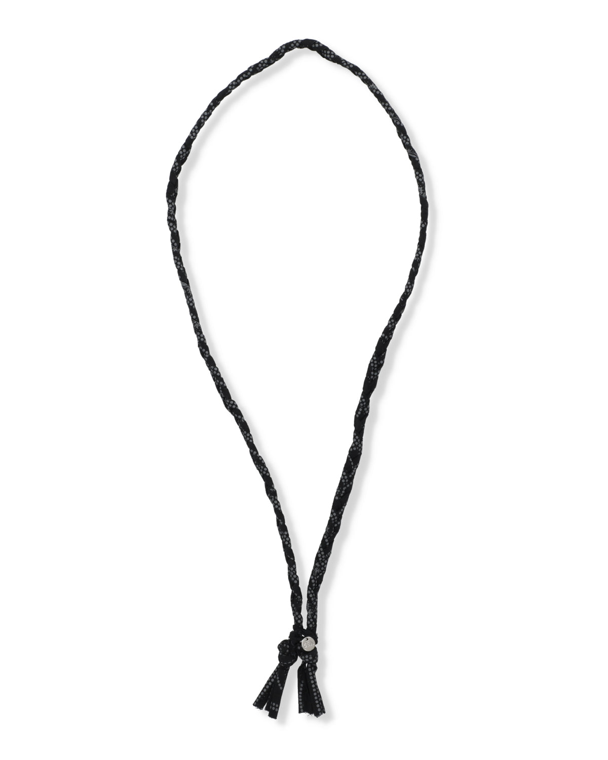 BLACK BANDANA NECKLACE