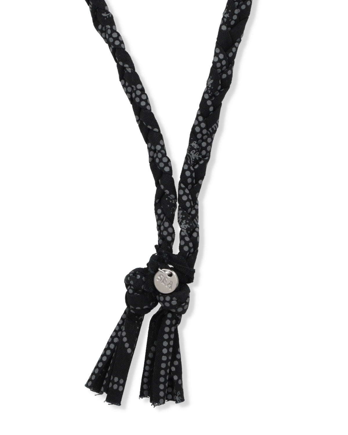 BLACK BANDANA NECKLACE