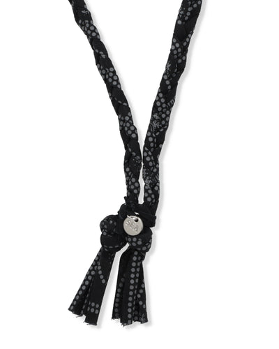 BLACK BANDANA NECKLACE