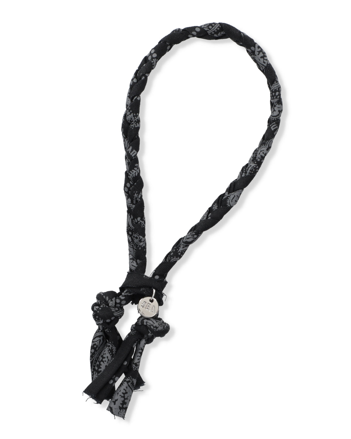 BLACK BANDANA BRACELET