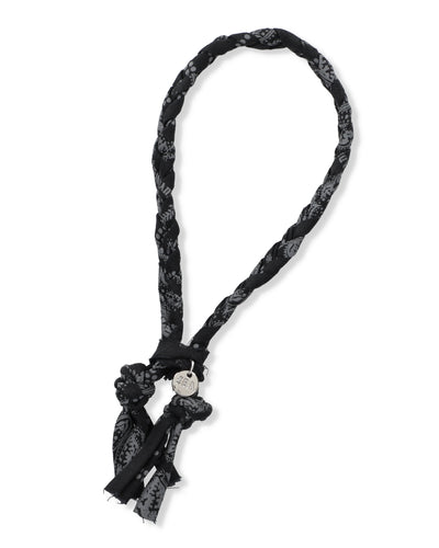 BLACK BANDANA BRACELET