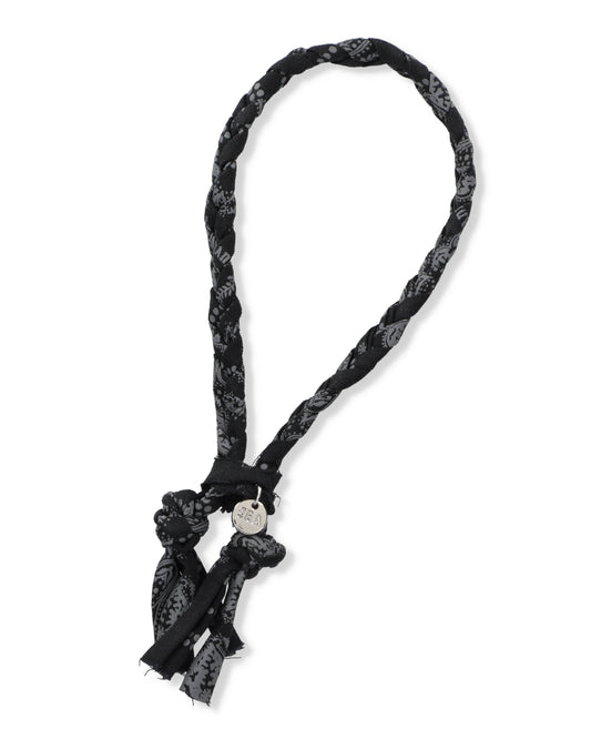 BLACK BANDANA BRACELET
