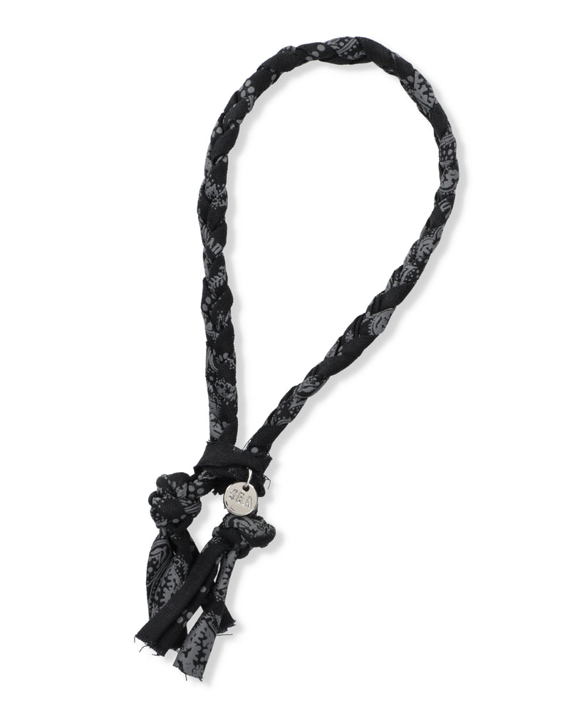 BLACK BANDANA BRACELET